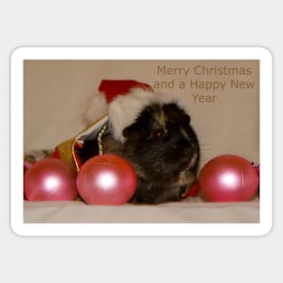 Priscilla - Merry Christmas & a Happy New Year Sticker